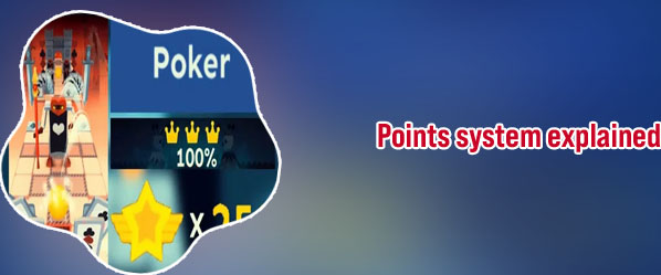 Sky poker points